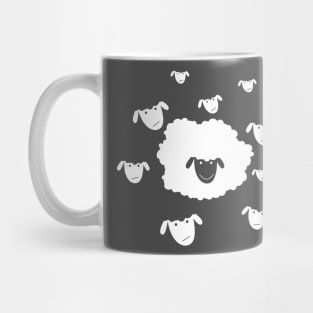 WHITE SHEEP TRANSPARENT Mug